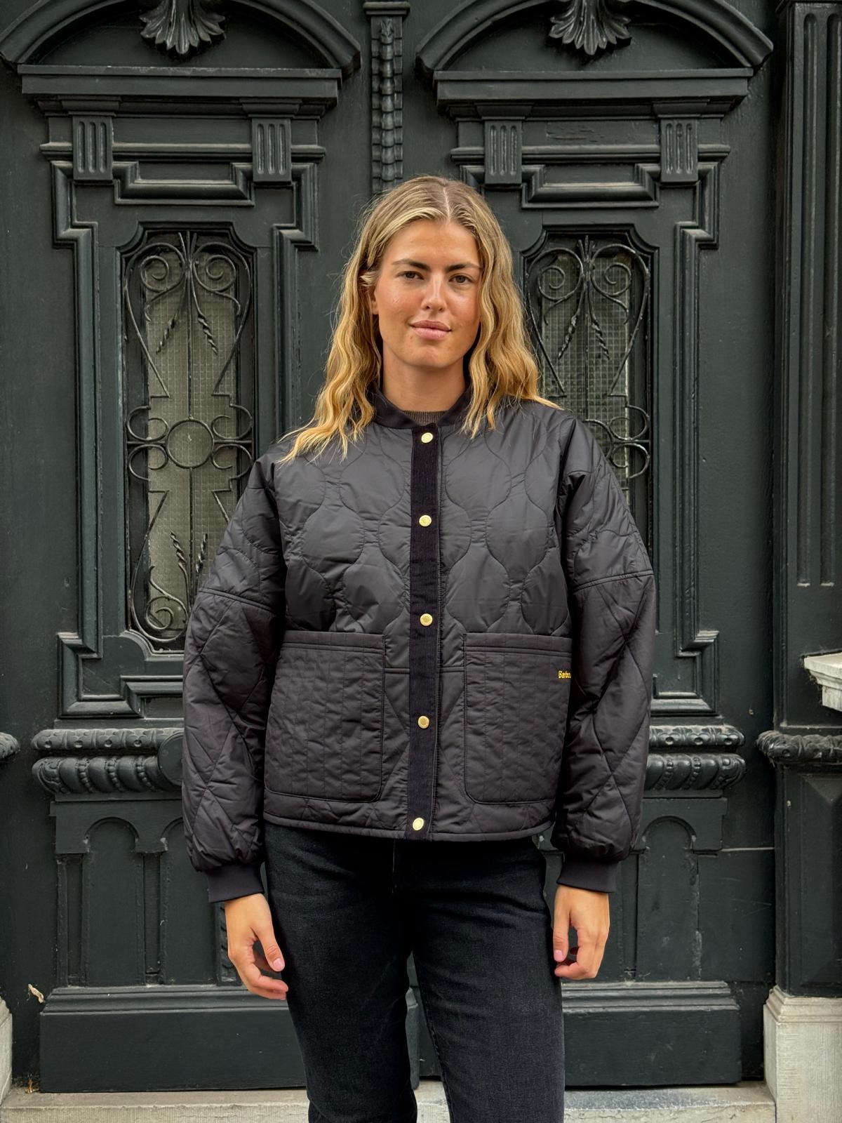 Barbour Ravenshill reversible quilted jacket Black