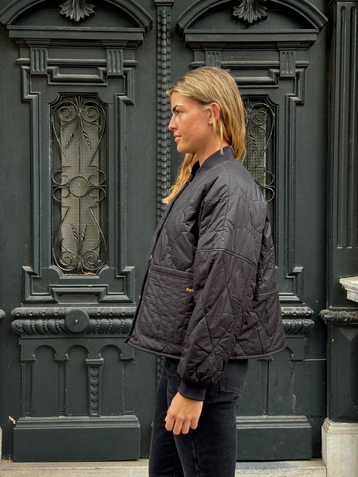 Barbour Ravenshill reversible quilted jacket Black
