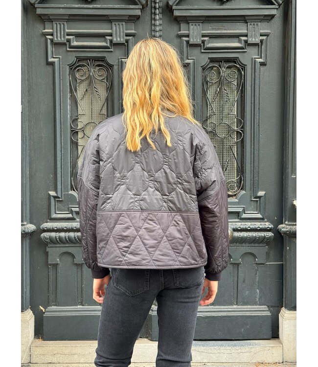 Barbour Ravenshill reversible quilted jacket Black