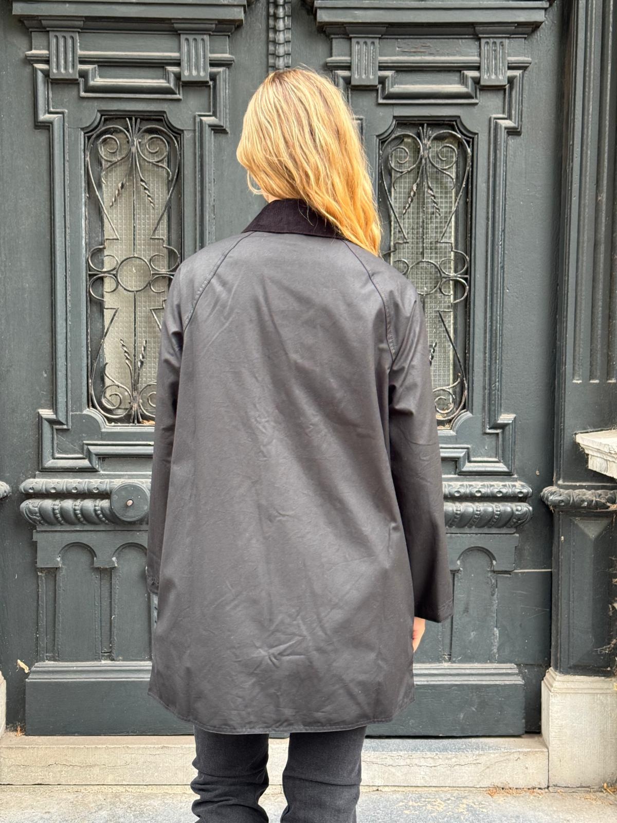 Barbour Icons modern beaufort wax jacket Black