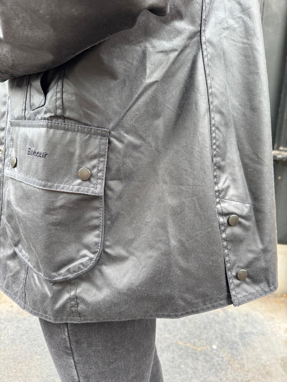Barbour Beadnell wax jacket Navy