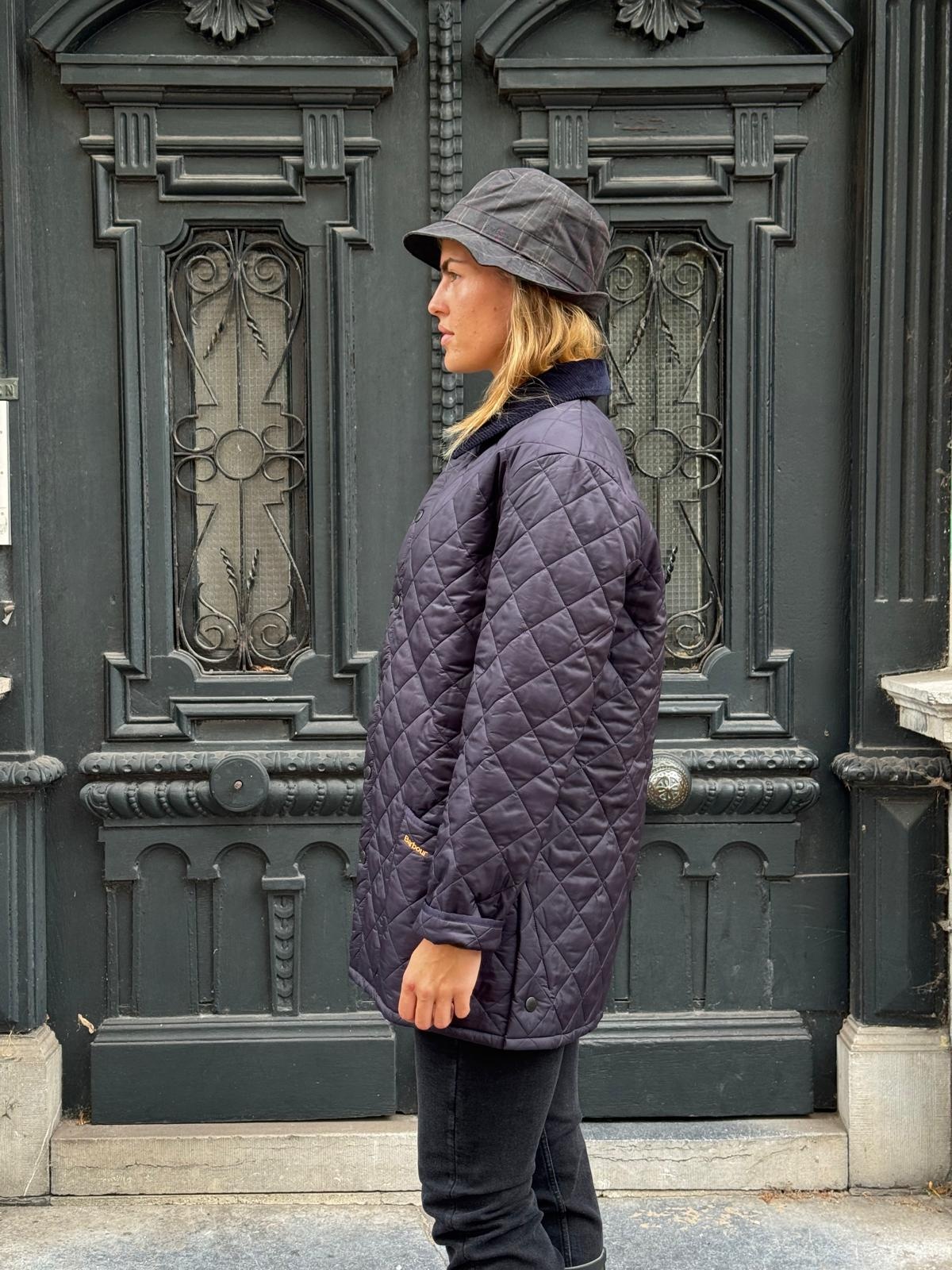 Barbour Liddesdale quilted jacket Navy
