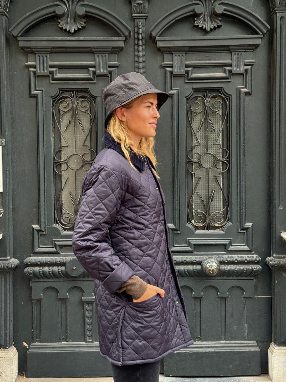 Barbour Liddesdale quilted jacket Navy