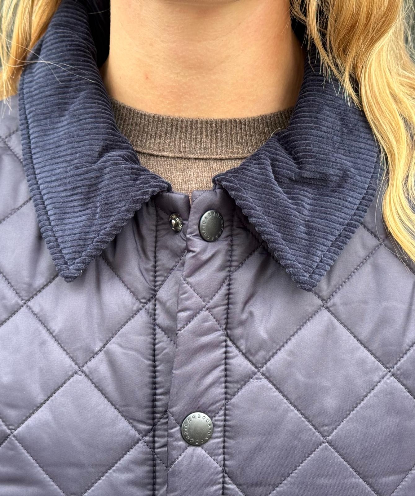 Barbour Liddesdale quilted jacket Navy