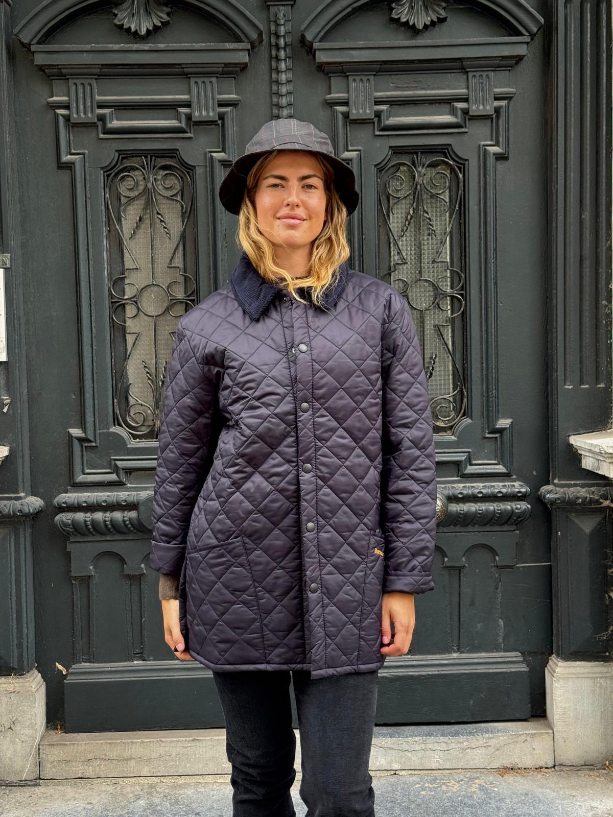 Barbour Liddesdale quilted jacket Navy