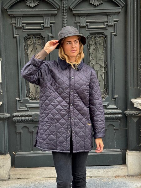 Barbour Liddesdale quilted jacket Navy