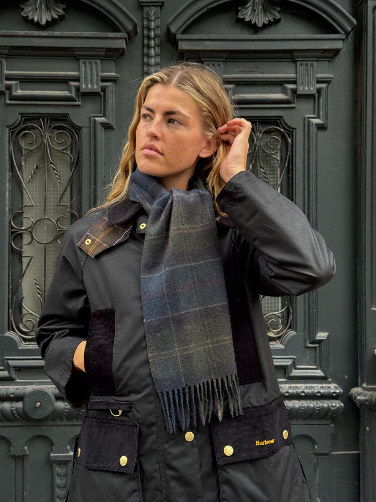 Barbour Shadow classic tartan scarf