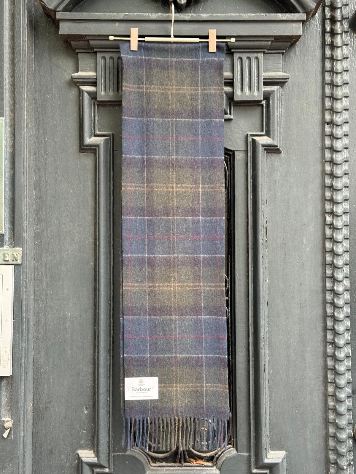Barbour Shadow classic tartan scarf