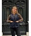 Barbour Reimagined icons reversible tartan quilted liner Dark navy/birchwood