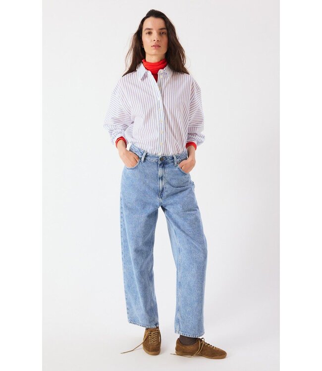 American Vintage NUR06A shirt Rayures riviere