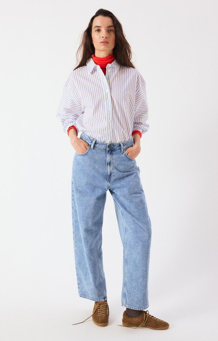 American Vintage NUR06A shirt Rayures riviere