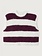 American Vintage NIB18D knit Rayures cranberry