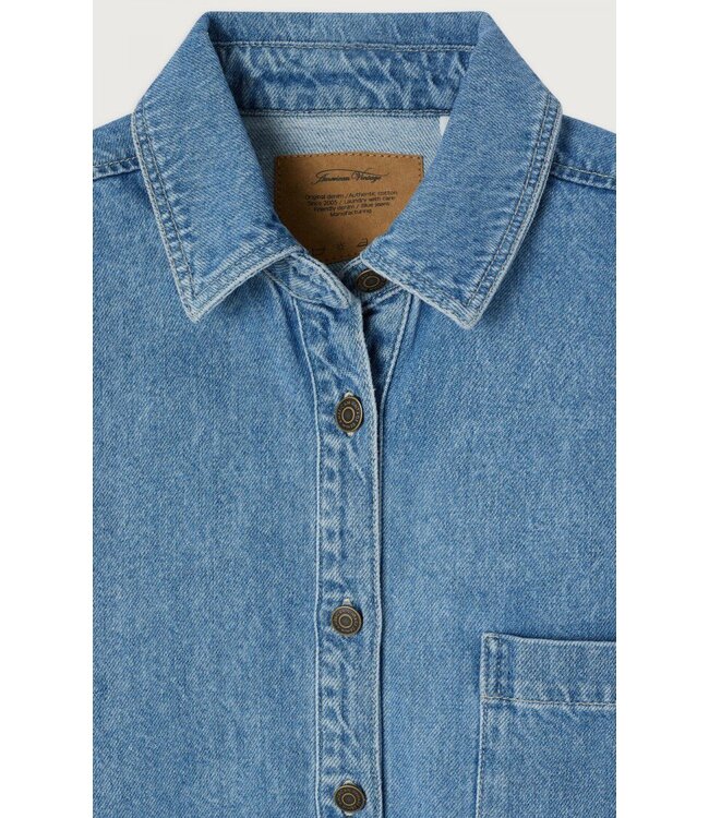 American Vintage JOY06D shirt Authentique stone