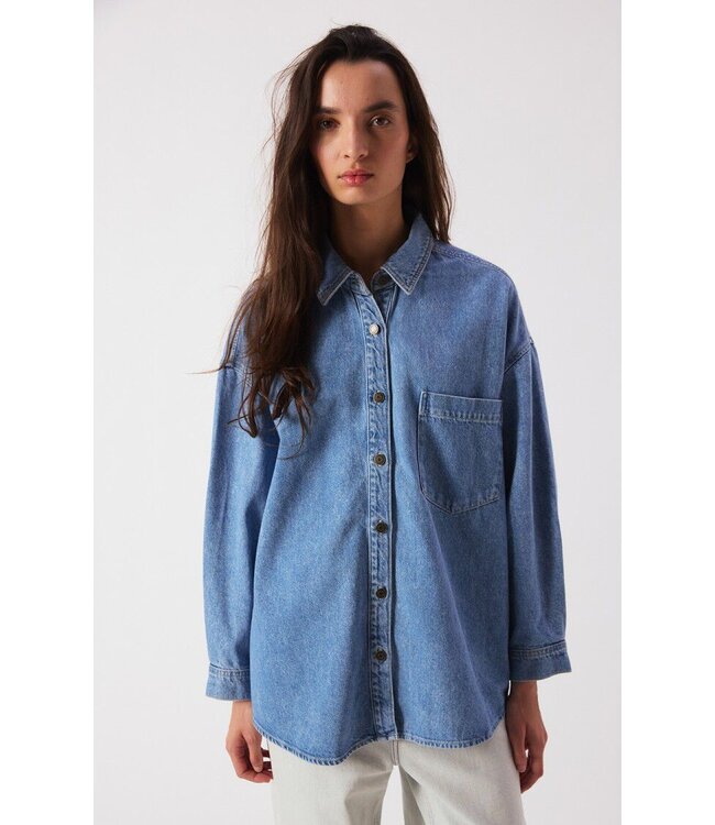 American Vintage JOY06D shirt Authentique stone