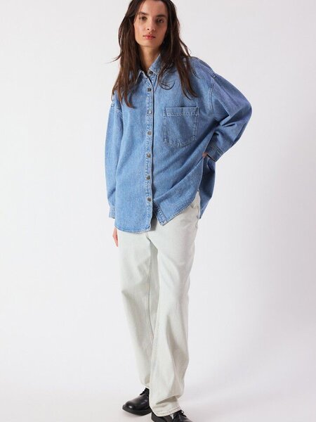 American Vintage JOY06D shirt Authentique stone