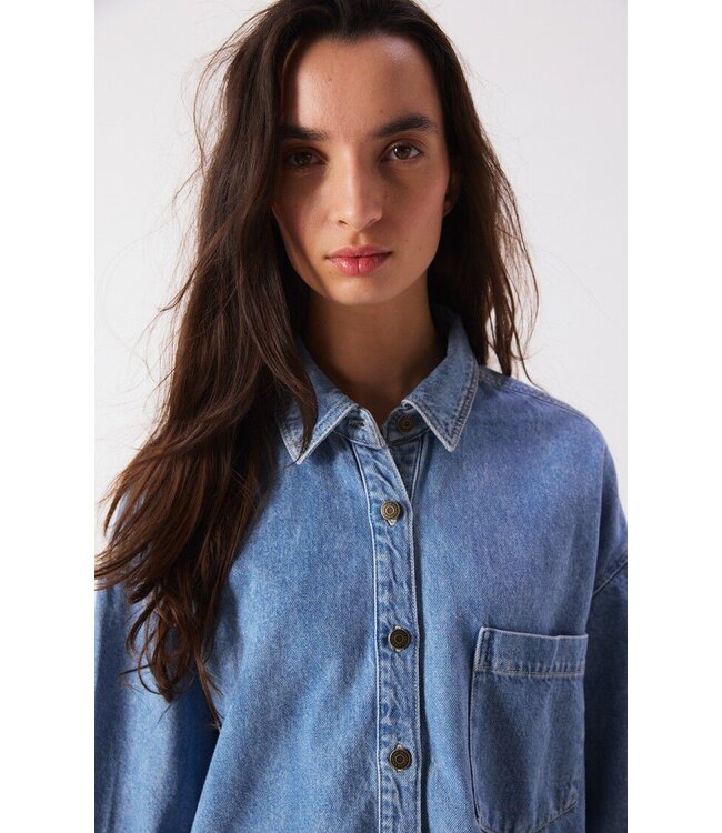 American Vintage JOY06D shirt Authentique stone
