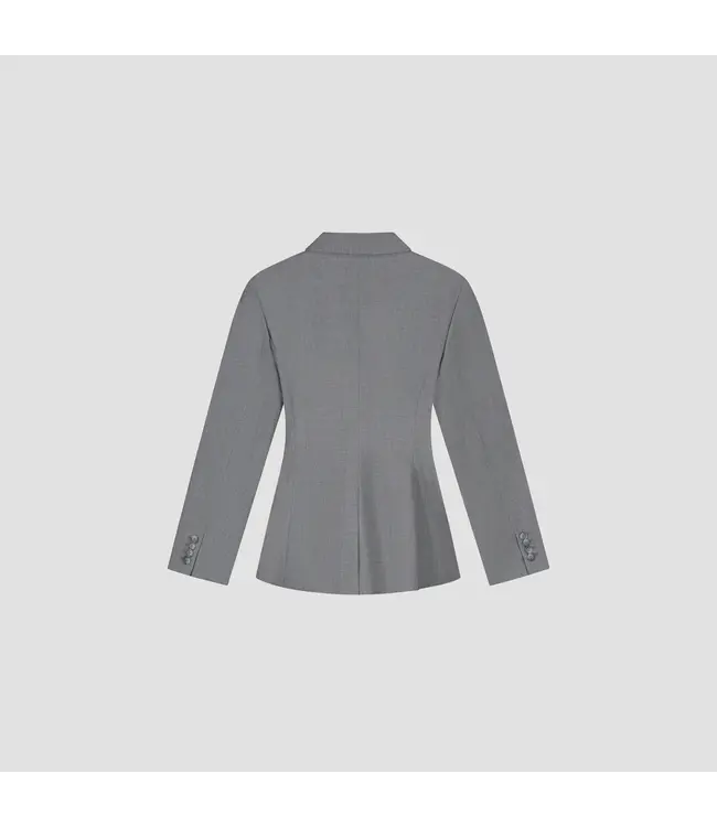 OLAF Wool asymetric blazer Sharkshin