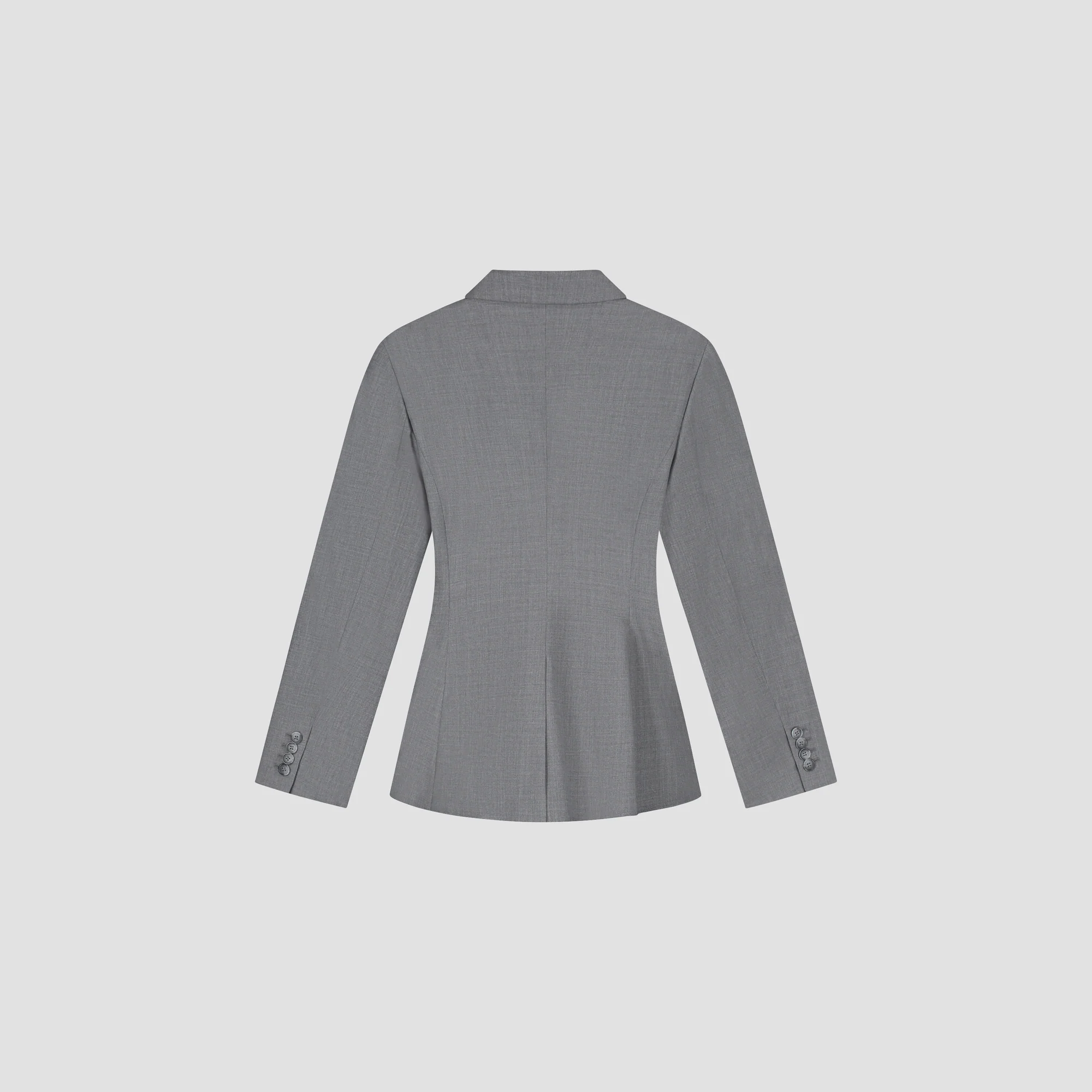 OLAF Wool asymetric blazer Sharkshin