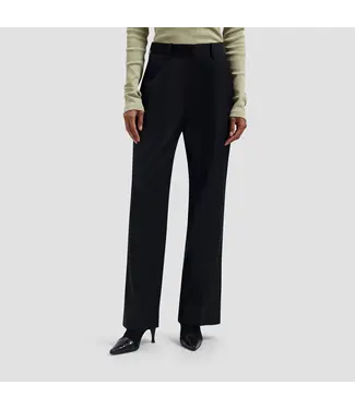 OLAF Wool tailored trousers Black