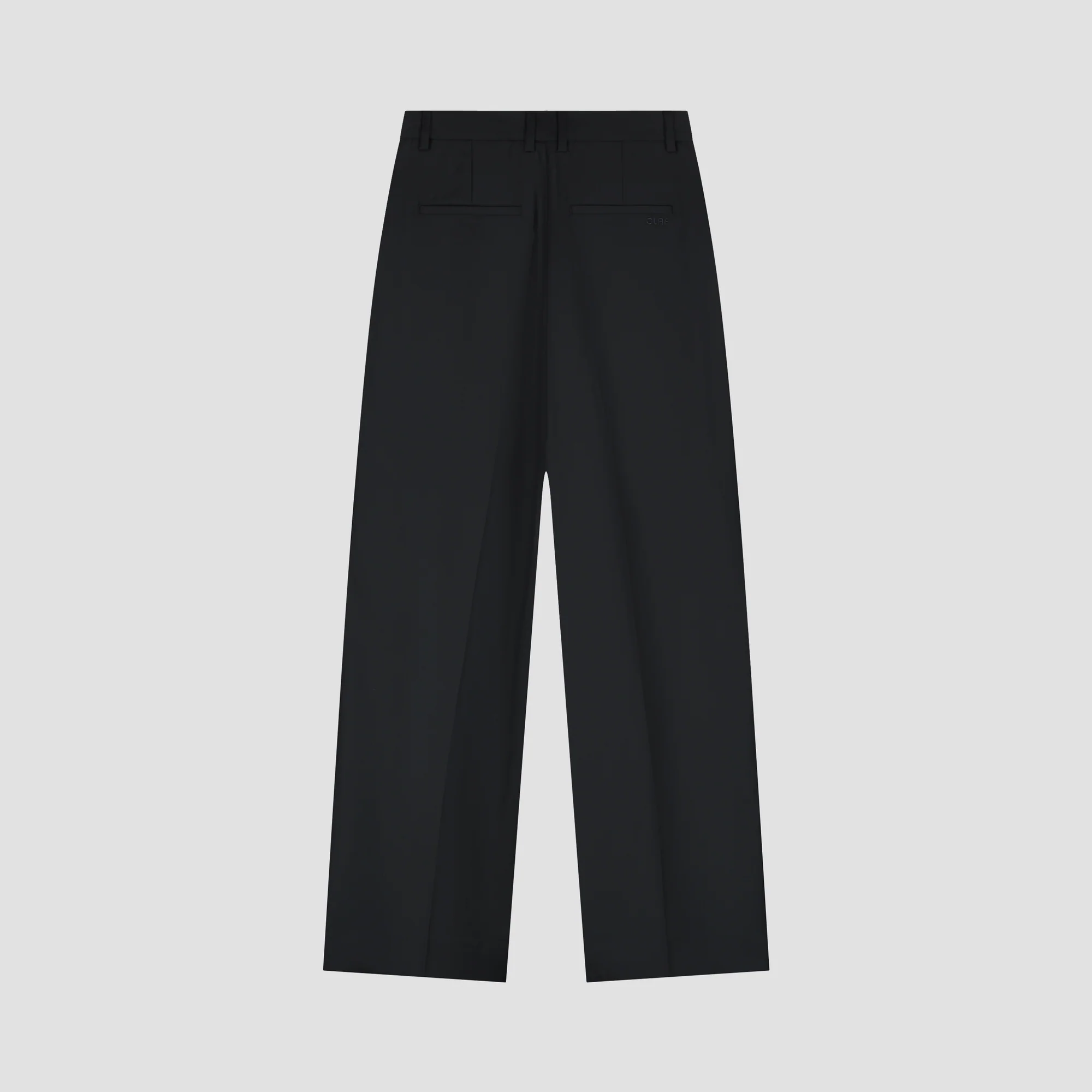 OLAF Wool tailored trousers Black