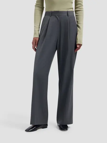 OLAF Wool tailored trousers Sharkshin