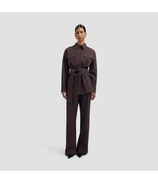 OLAF Tailored trousers Chocolate plum