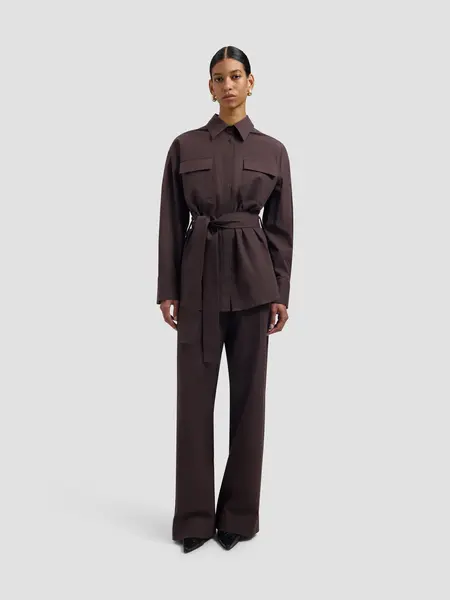 OLAF Tailored trousers Chocolate plum