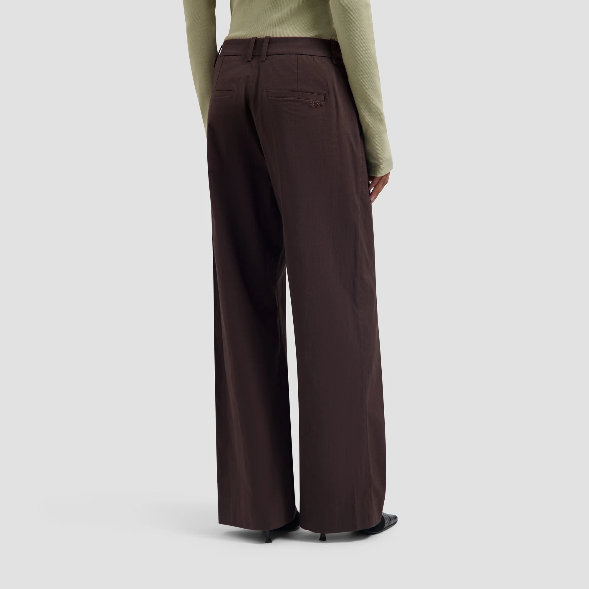 OLAF Tailored trousers Chocolate plum