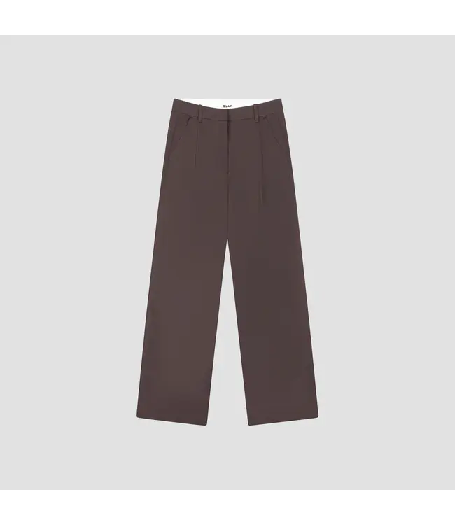 OLAF Tailored trousers Chocolate plum