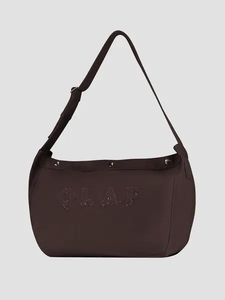 OLAF Newspaper bag chocolate plum