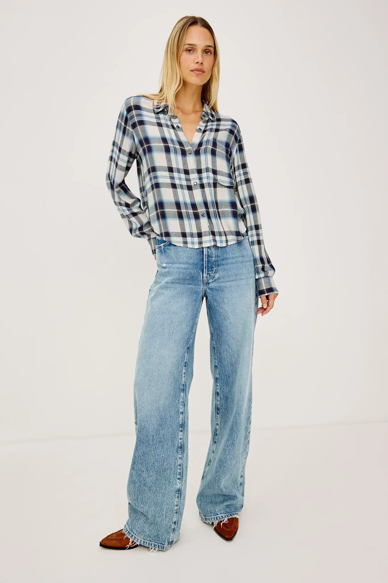 Rails Malin shirt Ecru midnight