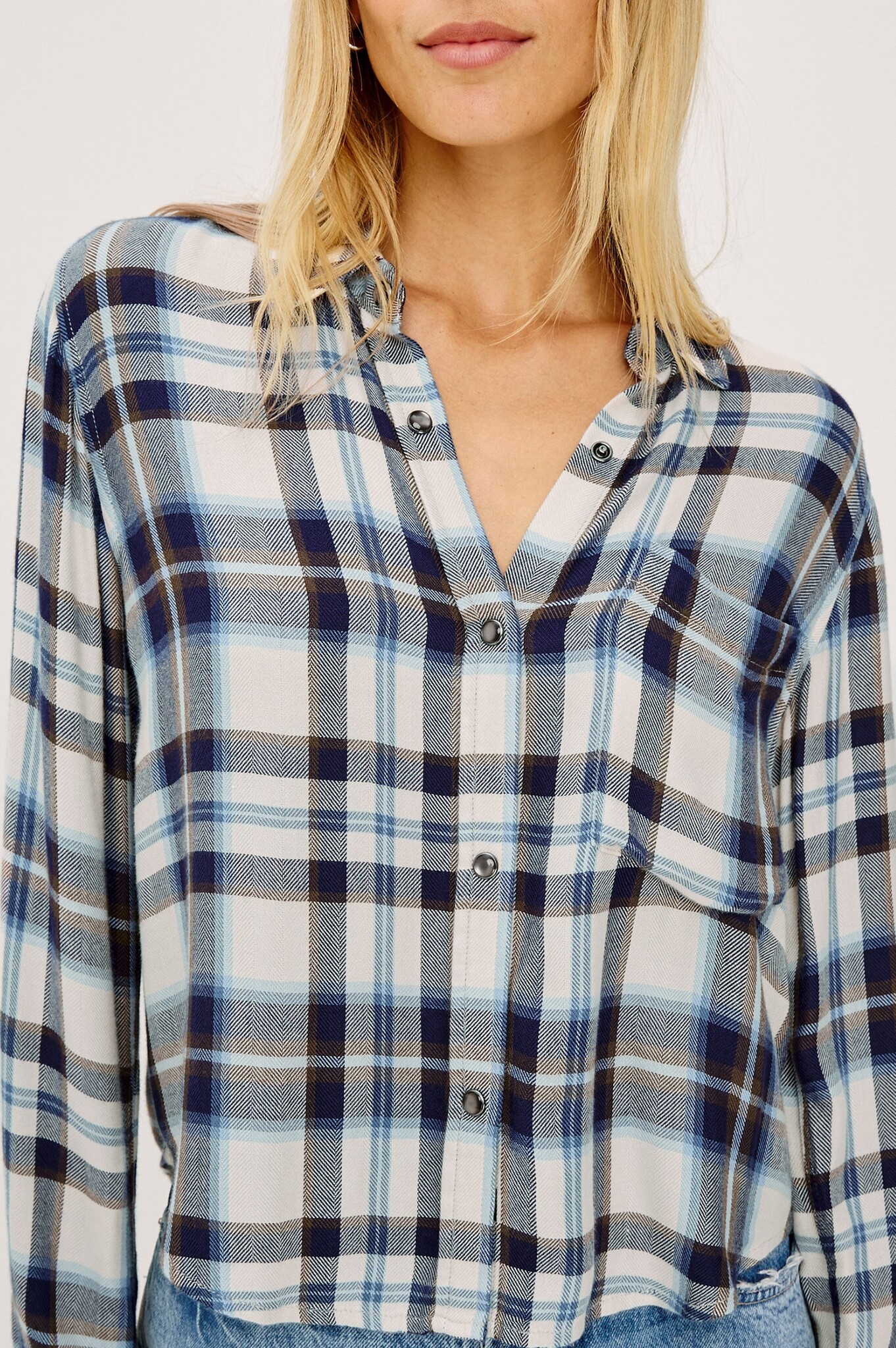 Rails Malin shirt Ecru midnight