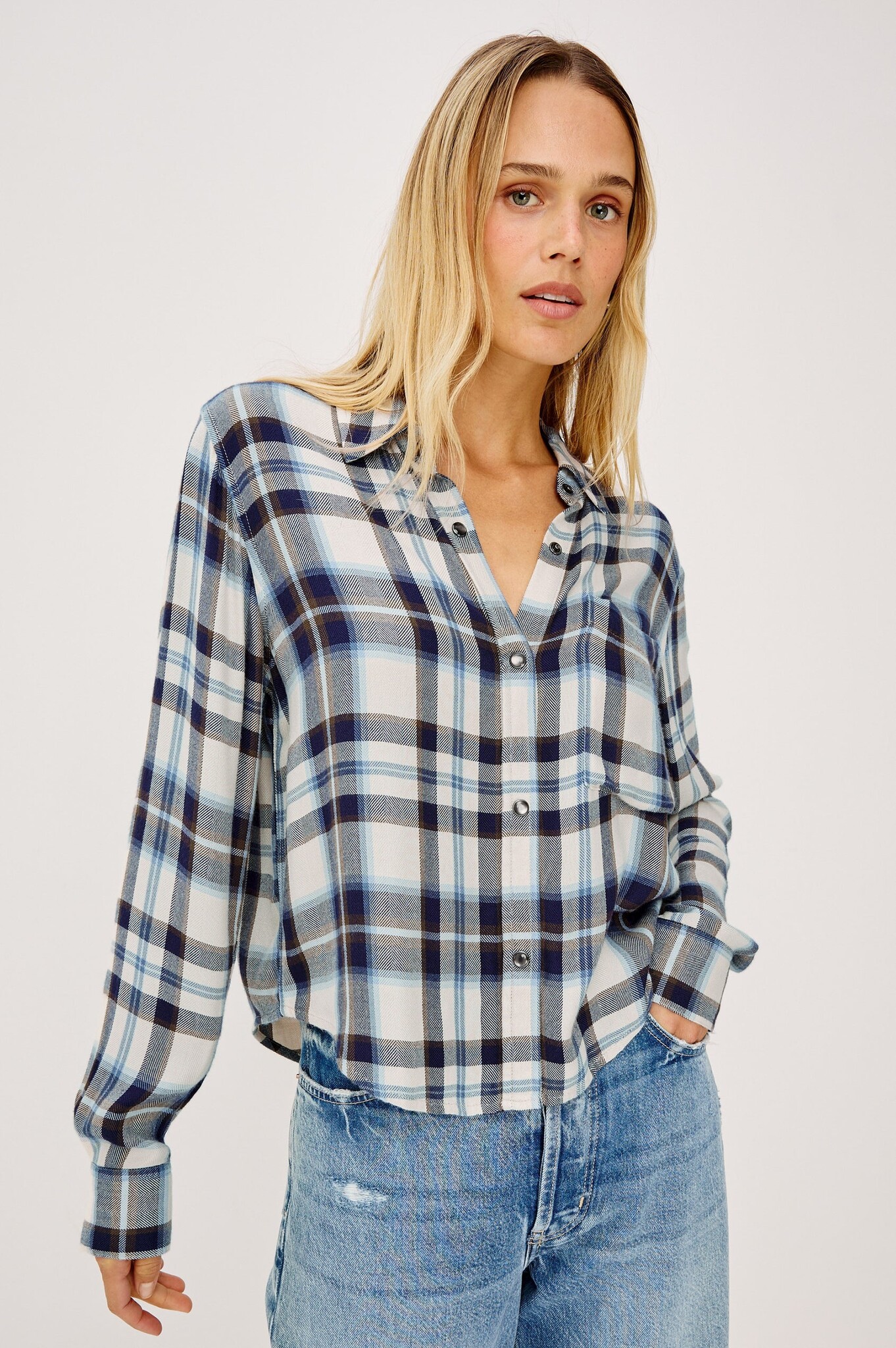 Rails Malin shirt Ecru midnight