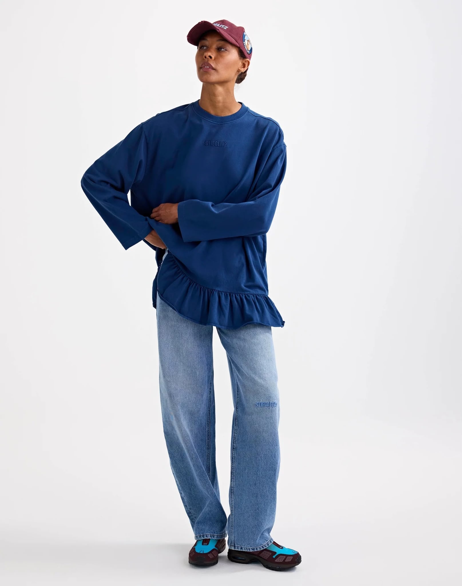 Stieglitz Brisa skate longsleeve Blue
