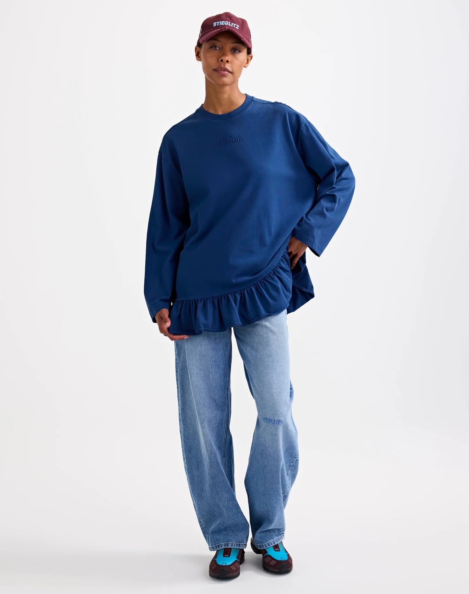 Stieglitz Brisa skate longsleeve Blue
