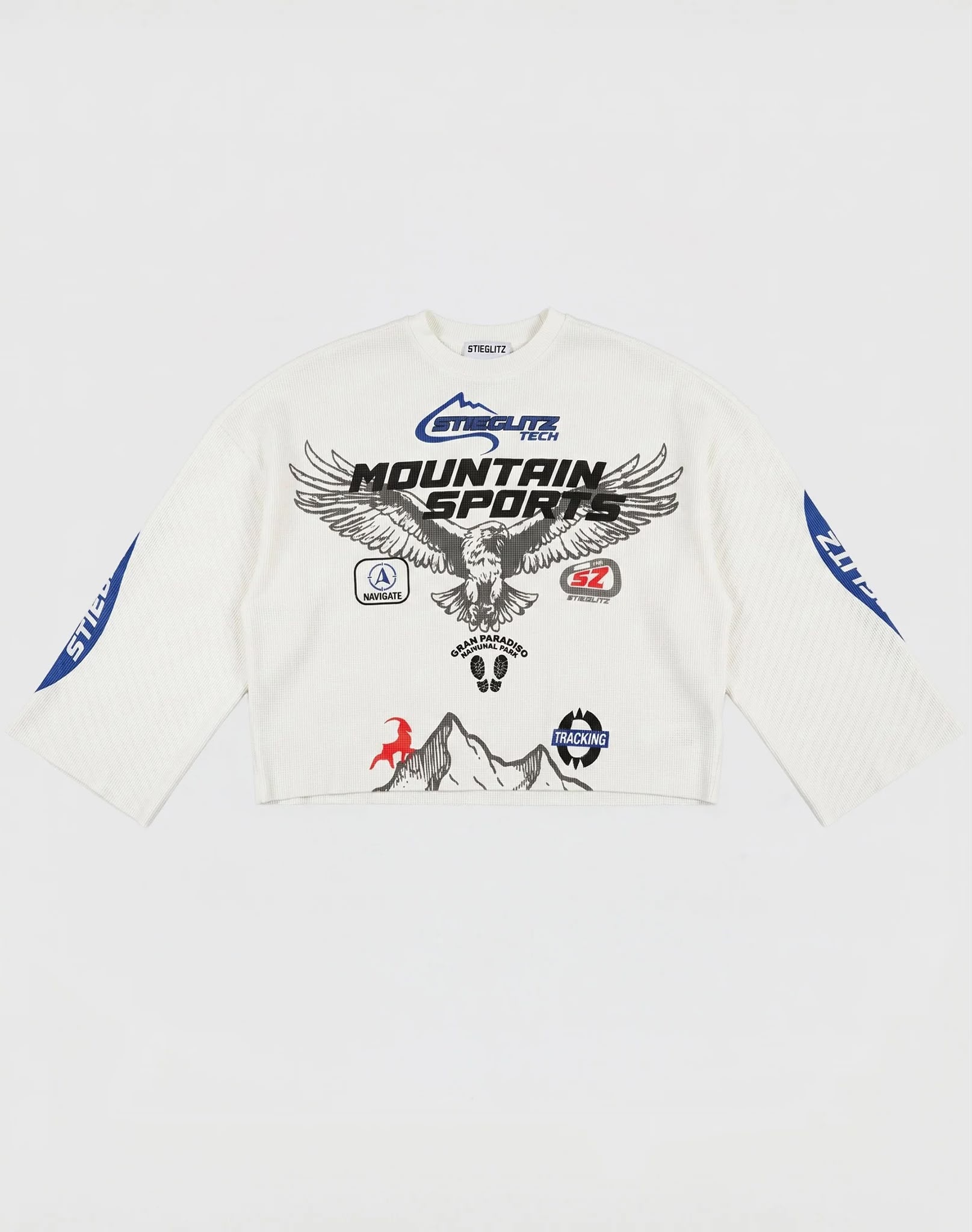 Stieglitz Marta boxy wide skate longsleeve Off white