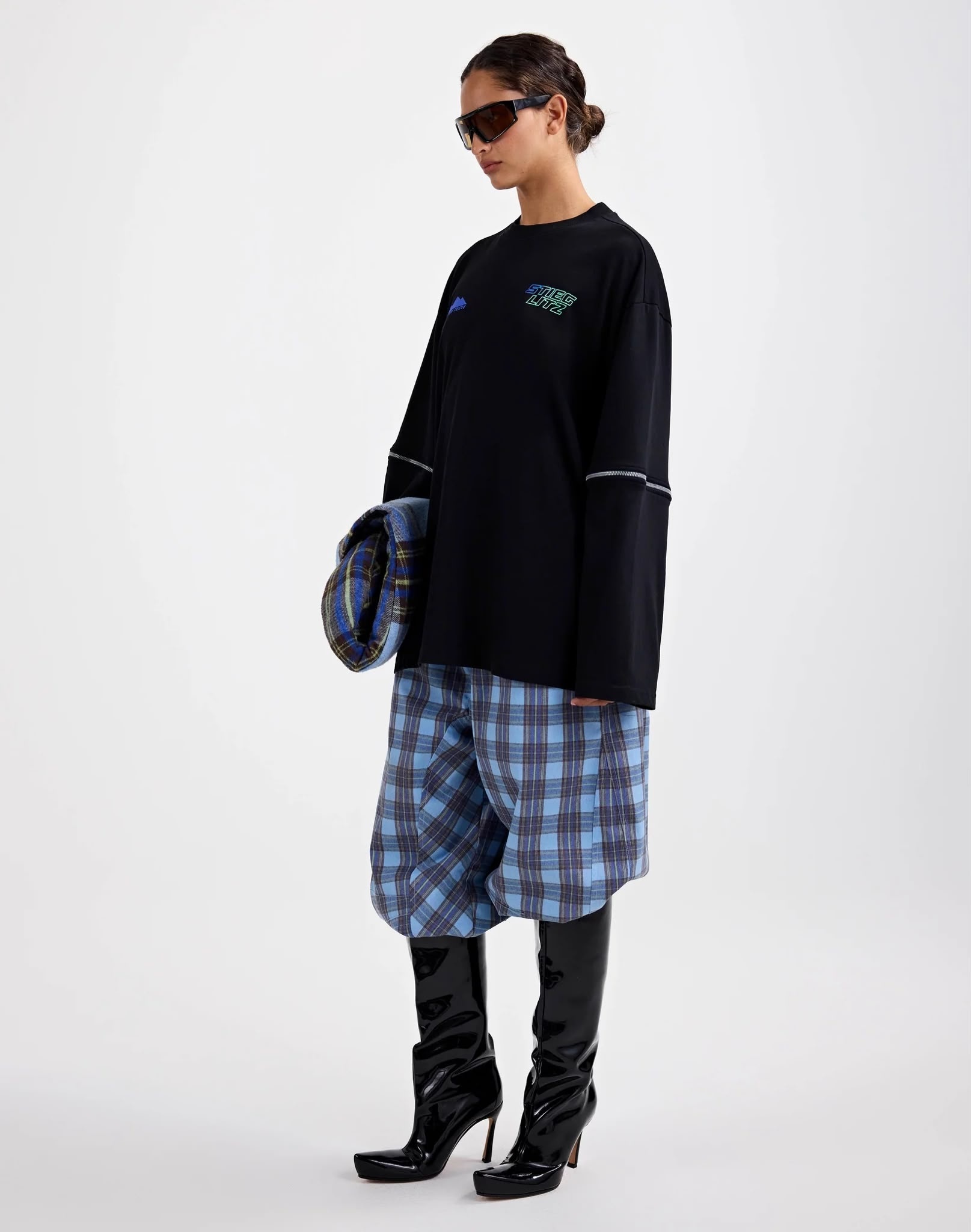 Stieglitz Mare wide skate longsleeve Black