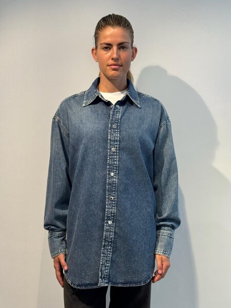 Haikure Victoria denim shirt Blue ryder