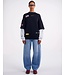 Stieglitz Mikky sweater double sleeve Black