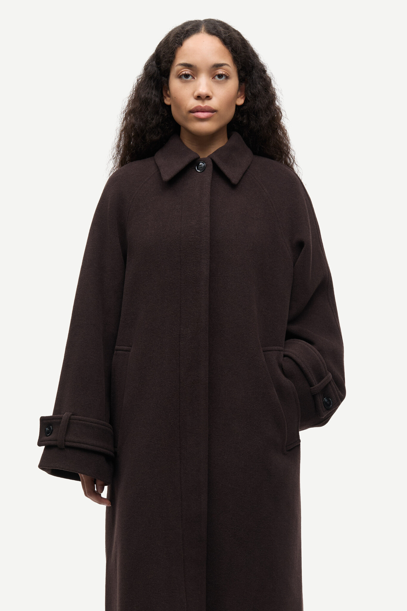 Samsoe Samsoe Alma coat Mole
