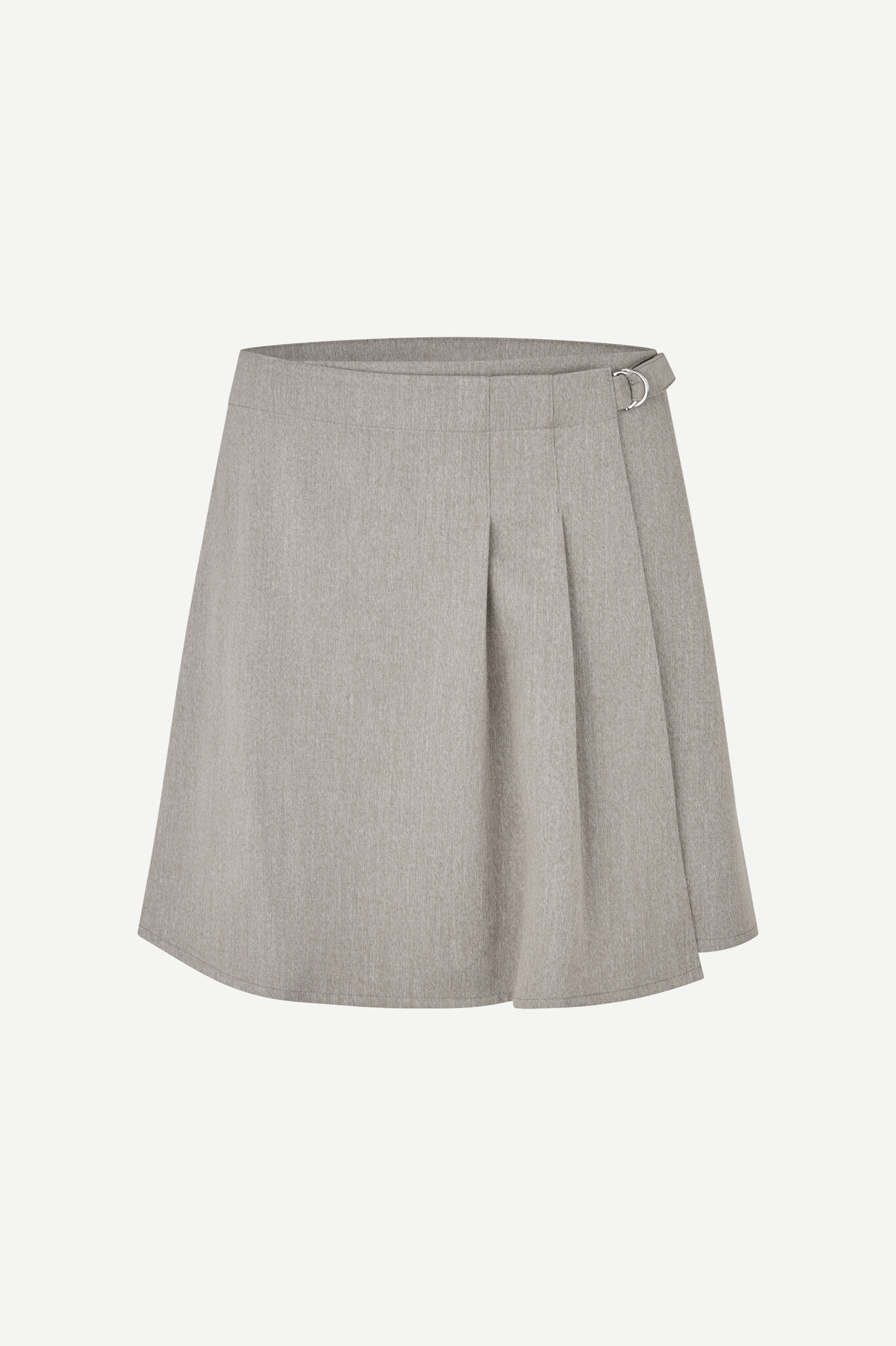Samsoe Samsoe Saheaven skirt Lead grey melange