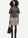Samsoe Samsoe Saheaven skirt Lead grey melange