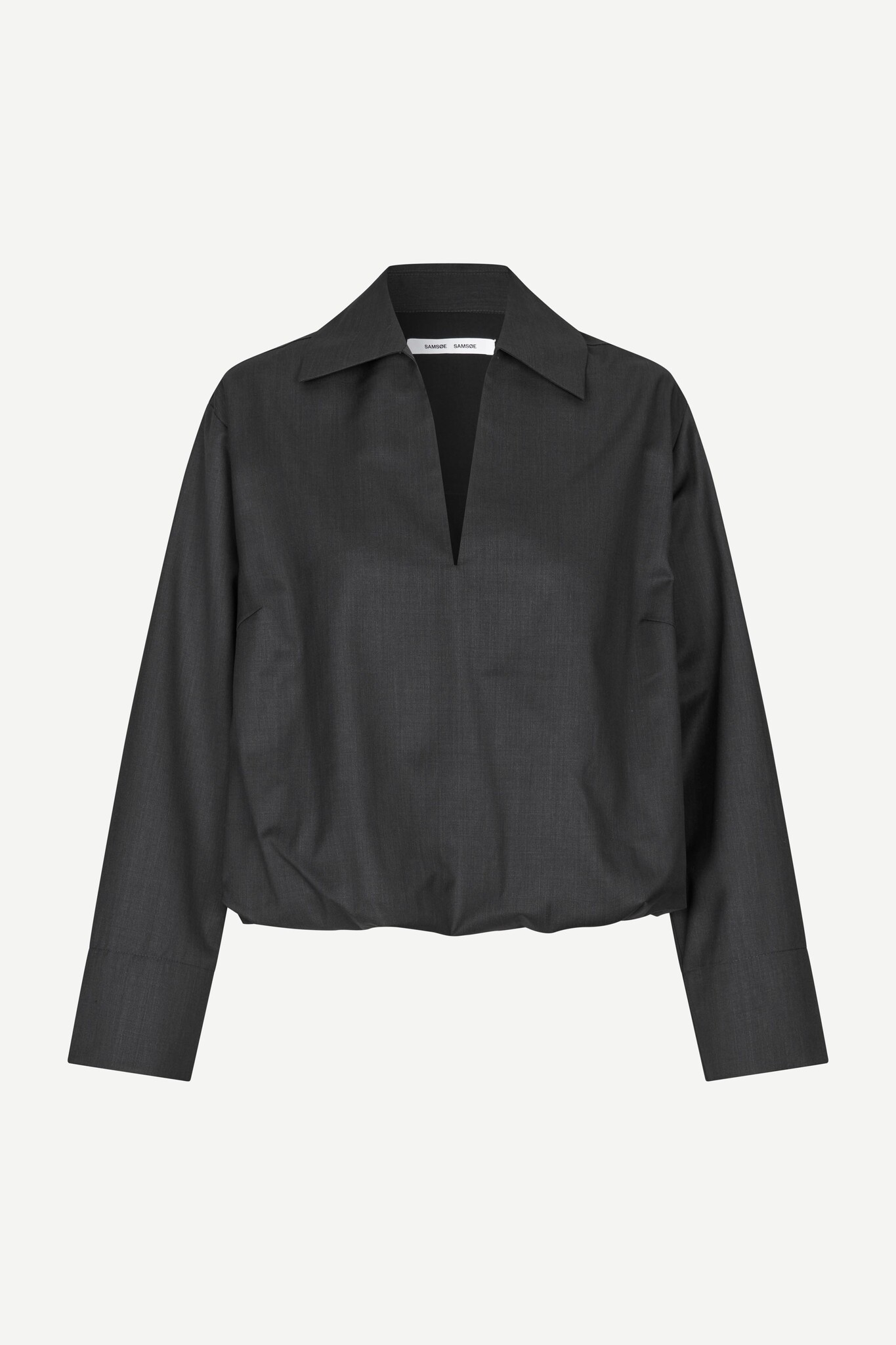 Samsoe Samsoe Sadaphne shirt black melange
