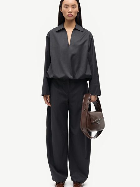 Samsoe Samsoe Sadaphne shirt black melange