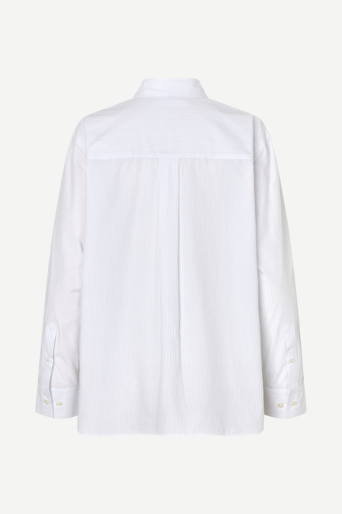 Samsoe Samsoe Salova pocket shirt White pinstripe