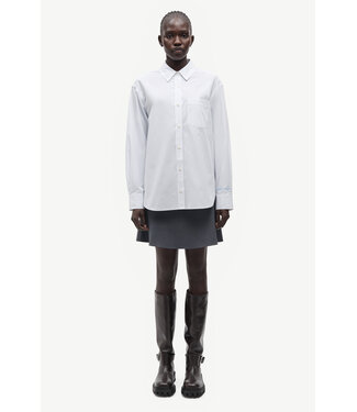 Samsoe Samsoe Salova pocket shirt White pinstripe