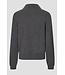 Second Female Shailene knit polo Dark grey melange