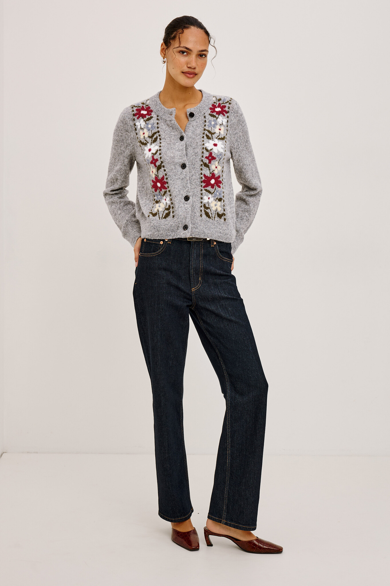 Rails Millie cardigan Grey flora