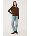 Rails Cotton cashmere long sleeve tee Espresso