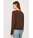Rails Cotton cashmere long sleeve tee Espresso